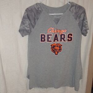 NFL Chicago Bears Gray Camouflage T-Shirt